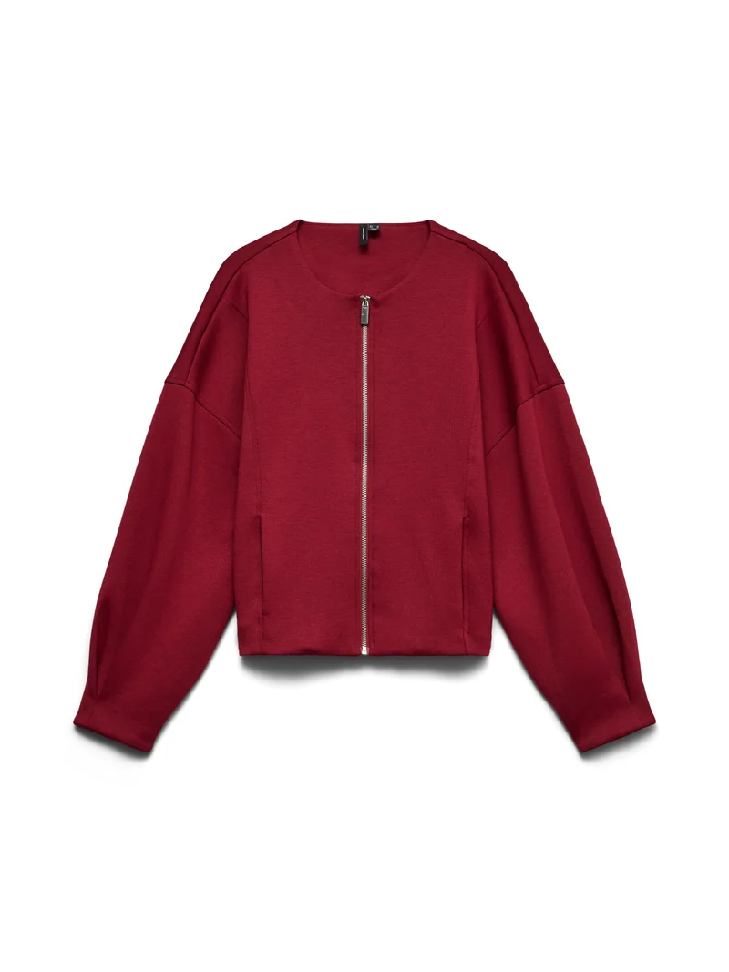 Vmuma Ls O-neck Zip Bomber Jrs
