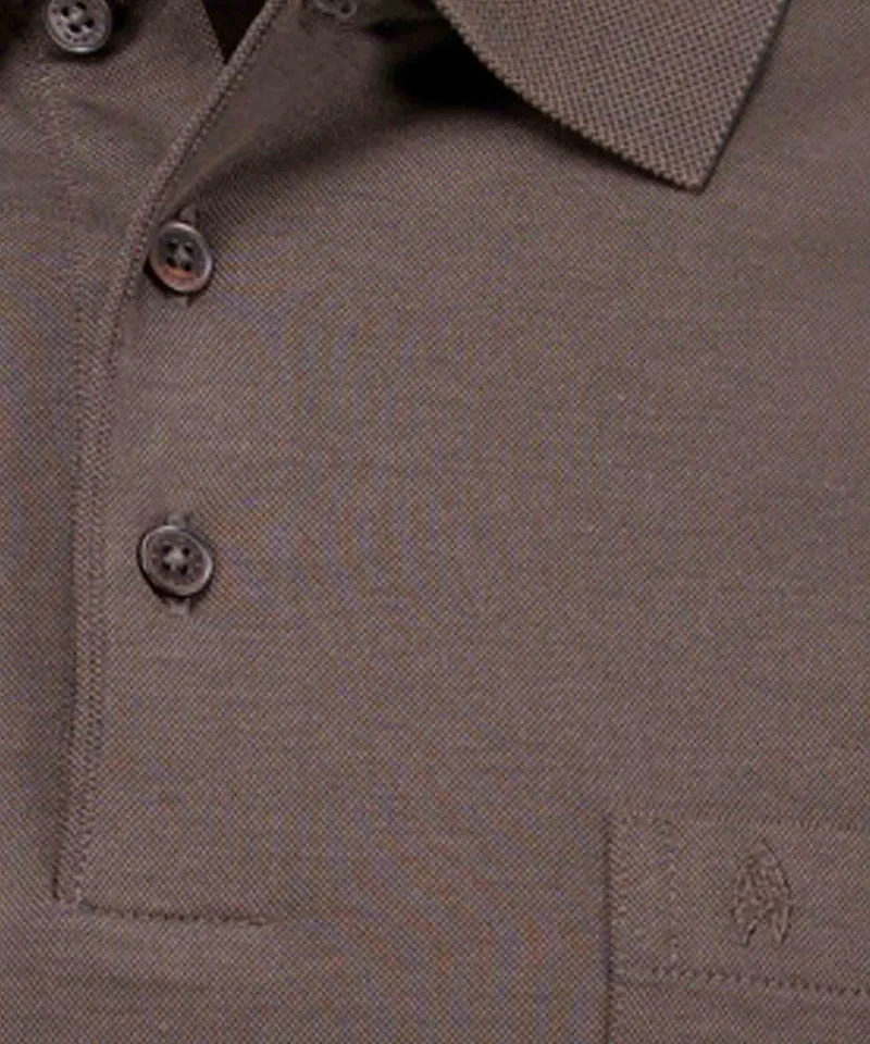Polo soft knit LS