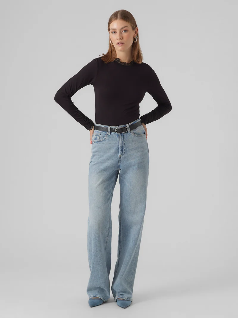 Vmrosa Ls Highneck Top Ga Jrs Noos