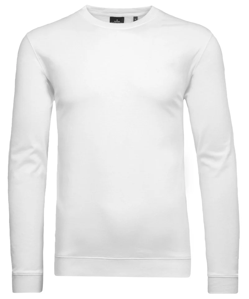 Round neck LS with bottom rib
