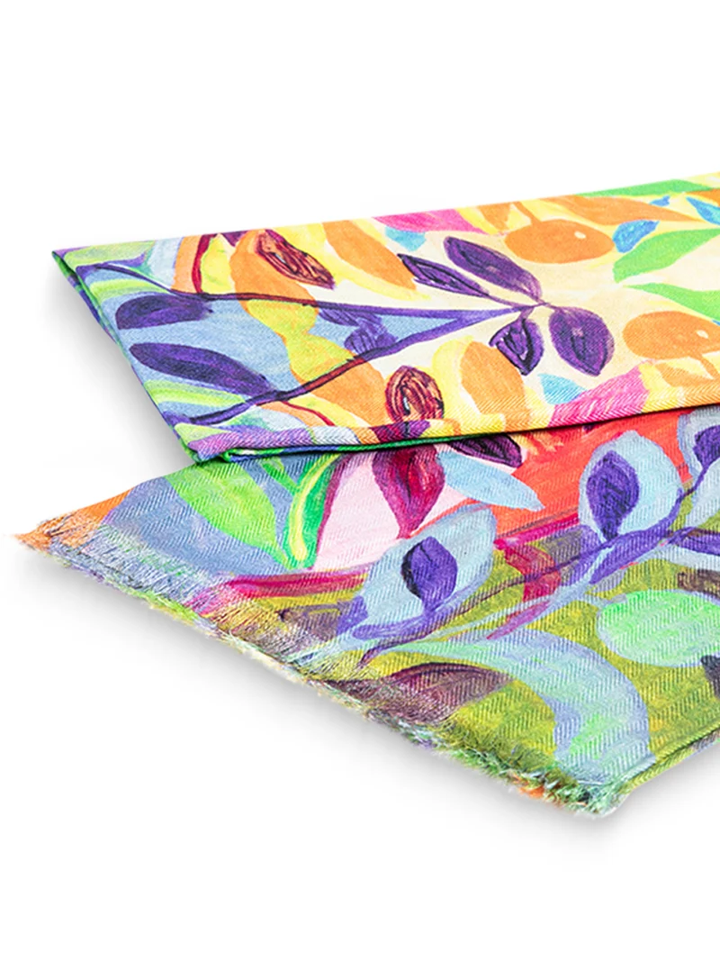 WRAP SCARF BOTANICAL BRIGHT