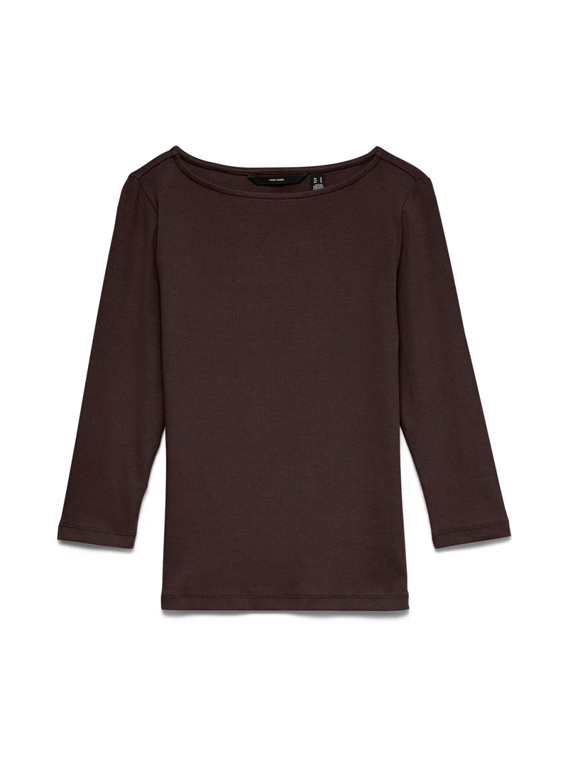 Vmchloe Panda 3/4 Boatneck Top Jrs