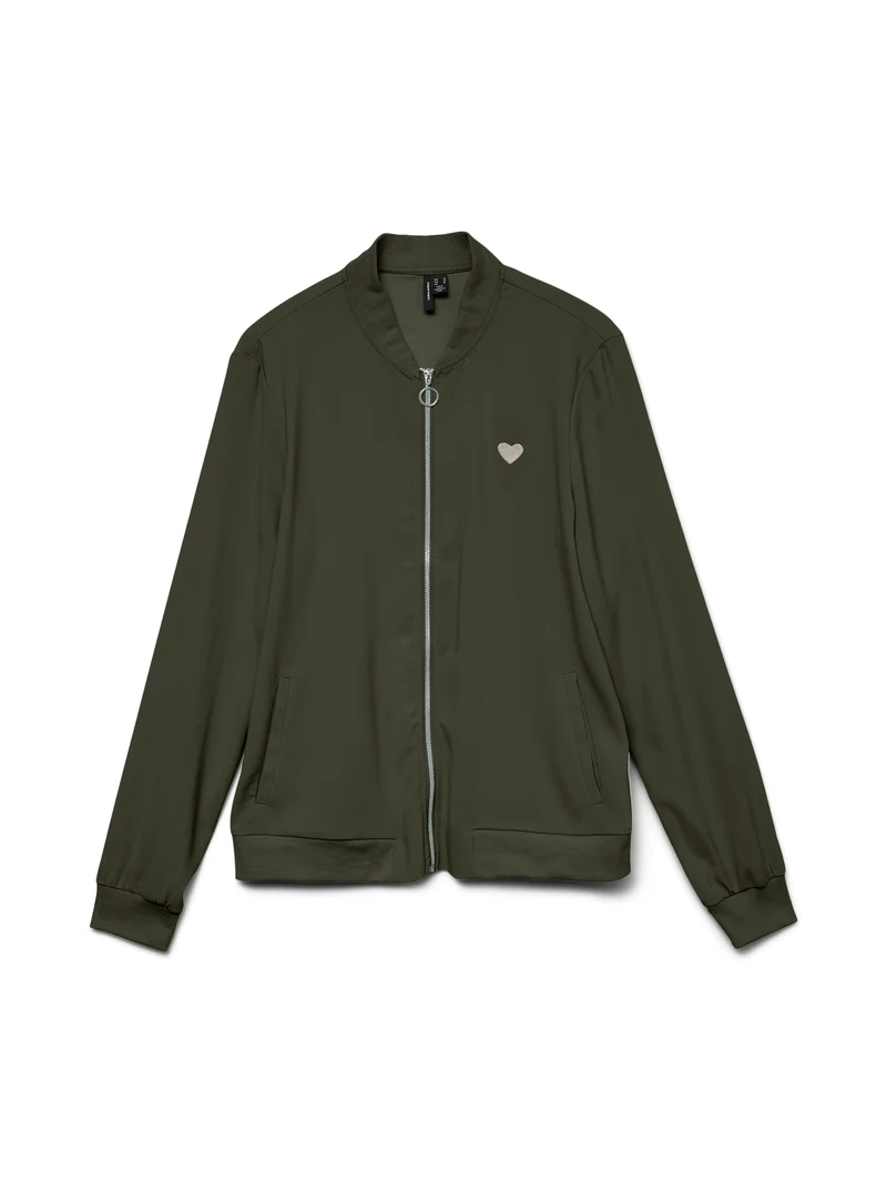 Vmcoco L/s Bomber Aop Wvn Noos