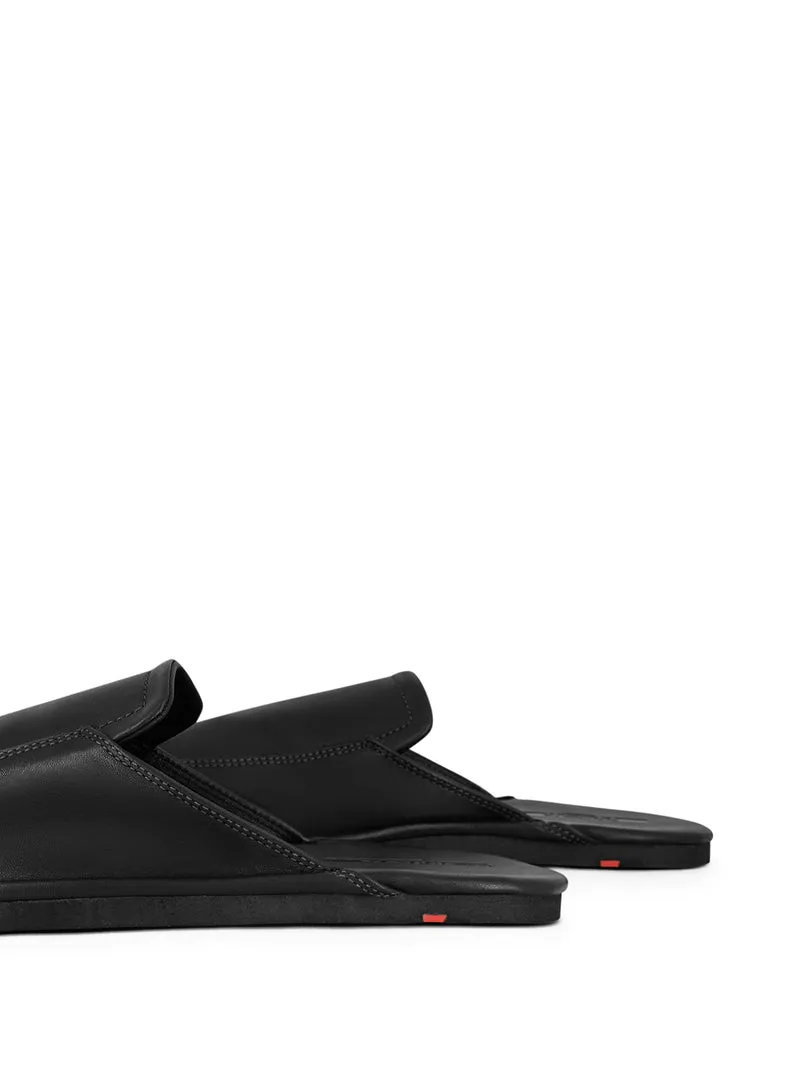 TRAVEL SLIPPERS BLACK