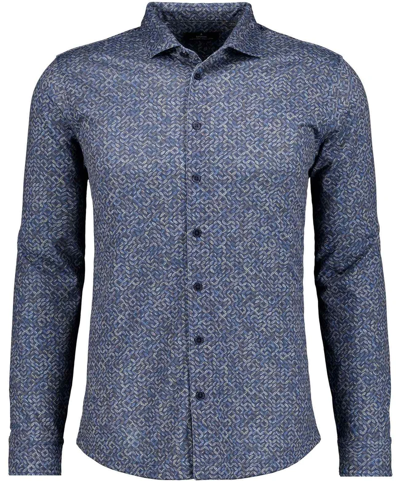 Kent collar, multi print LS