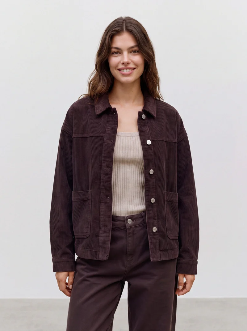 Vmjamie Ls Corduroy Shacket Mix Noo