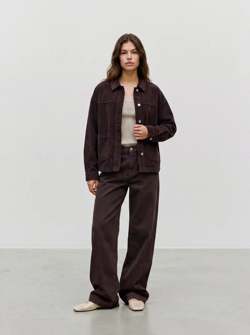 Vmjamie Ls Corduroy Shacket Mix Noo