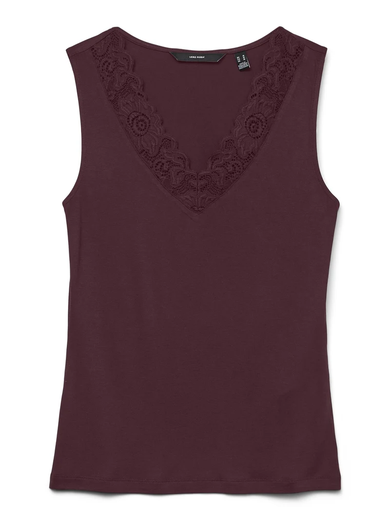 Vmrosa Sl V-neck Top Jrs Noos