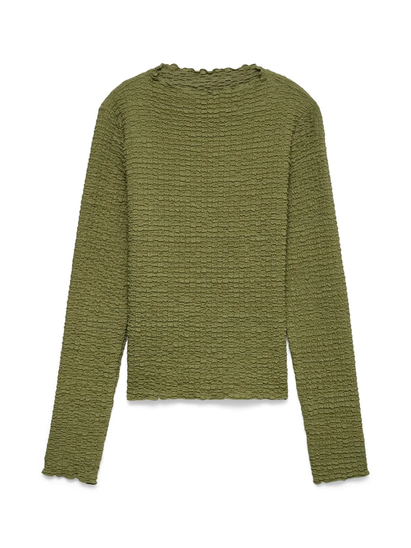 Vmzia Ls Funnel Neck Top Jrs Noos