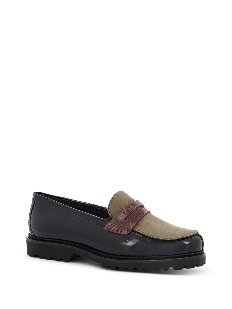 CASTORA NAVY~GREEN~WINE
