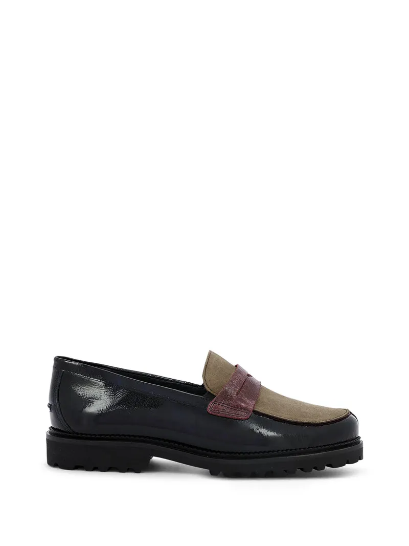 CASTORA NAVY~GREEN~WINE