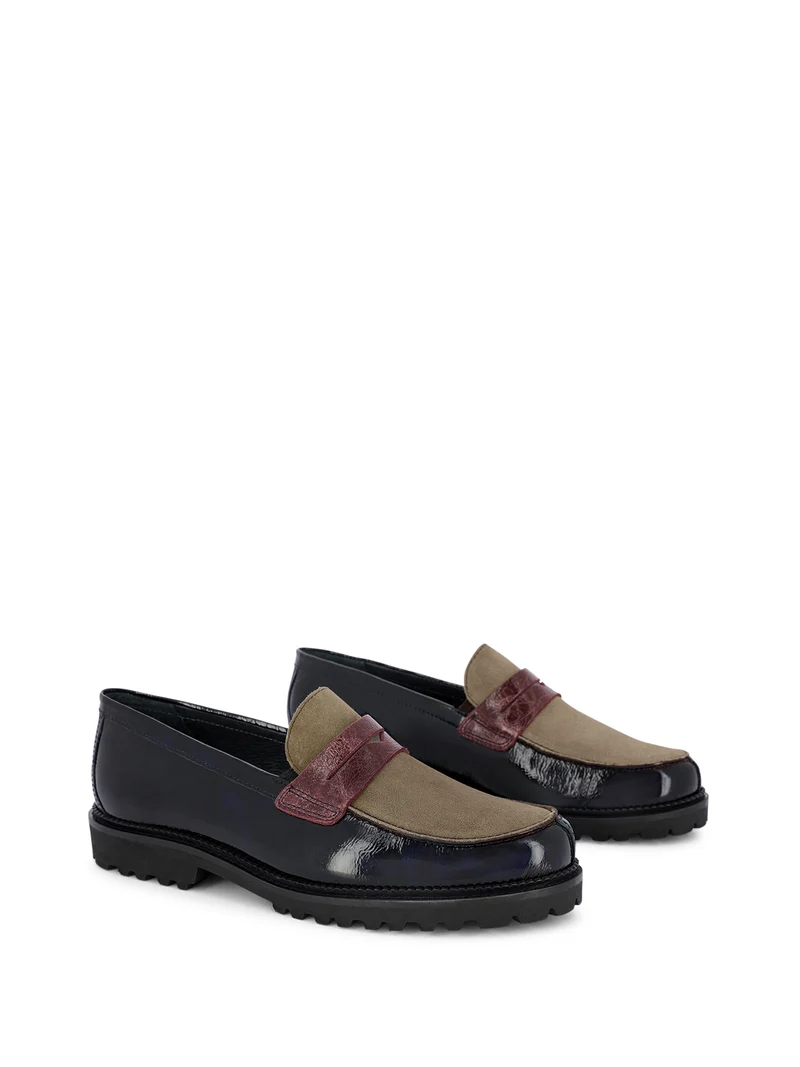 CASTORA NAVY~GREEN~WINE