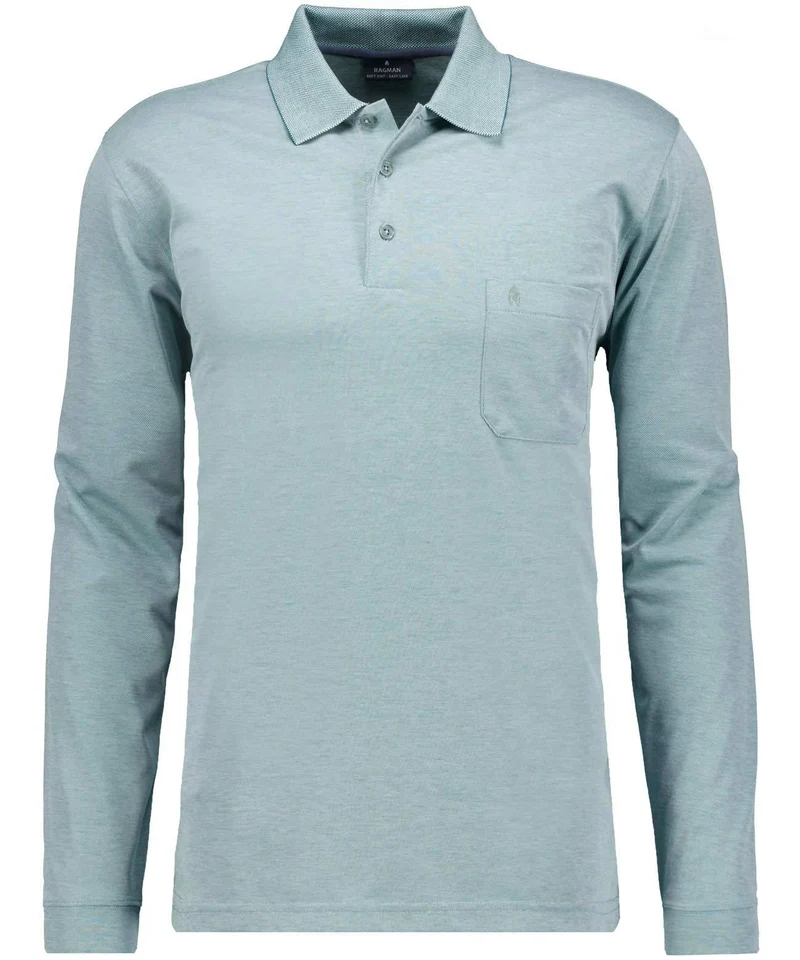 Polo soft knit LS