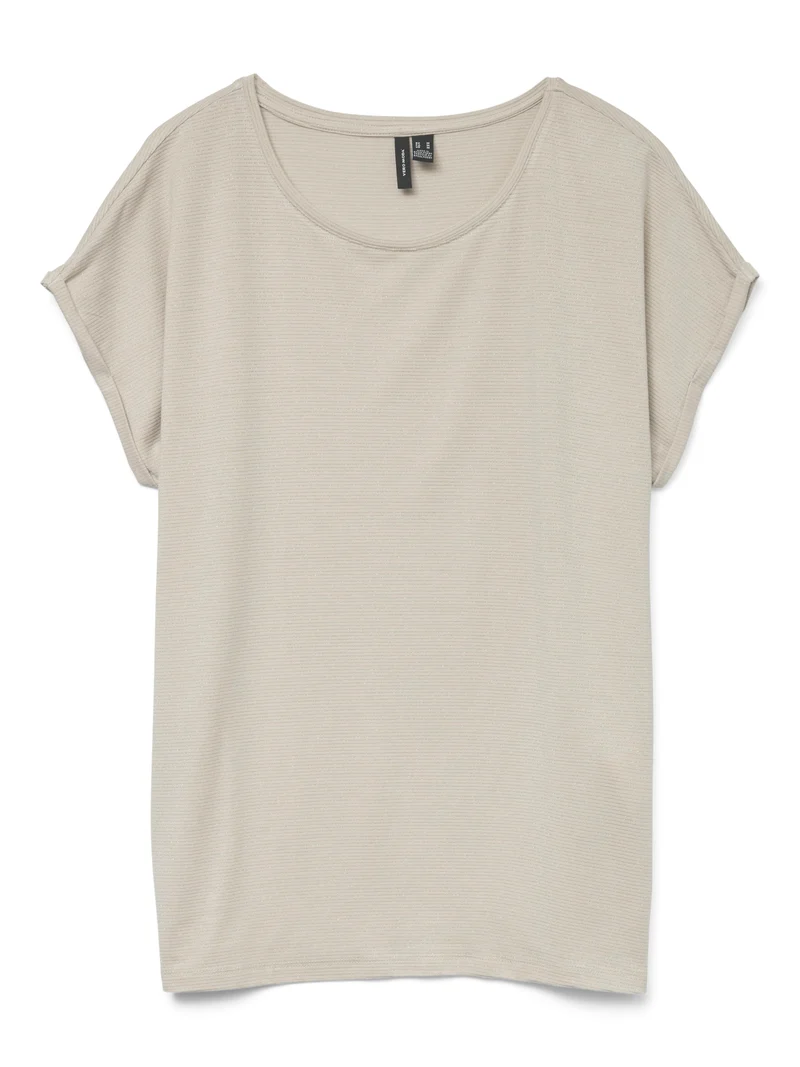 Vmlava Glitter Ss Top Stripe Ga Jrs