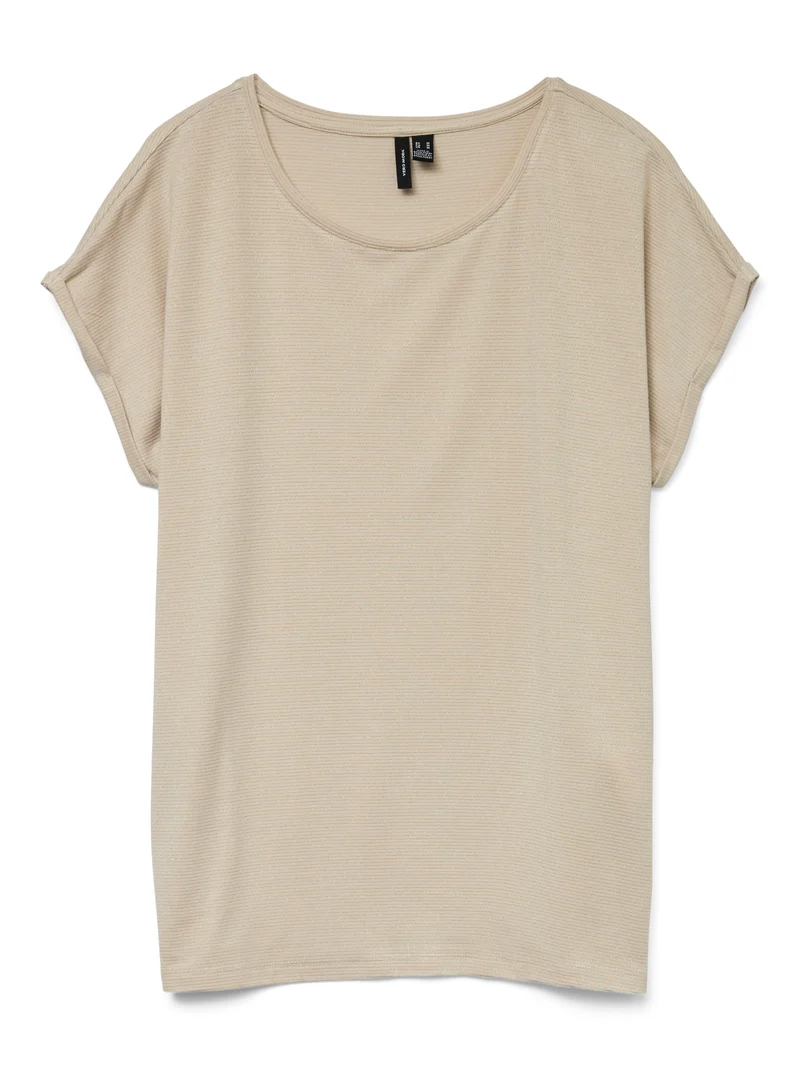 Vmlava Glitter Ss Top Stripe Ga Jrs
