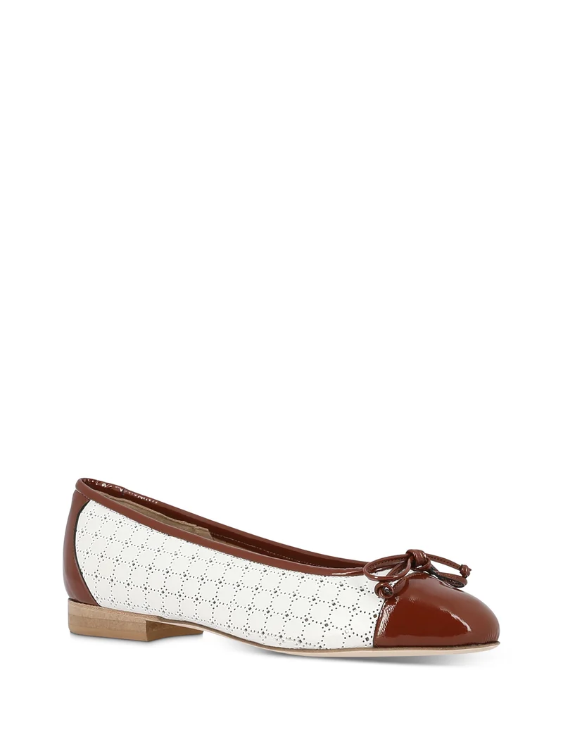 LEILANI COGNAC~WHITE