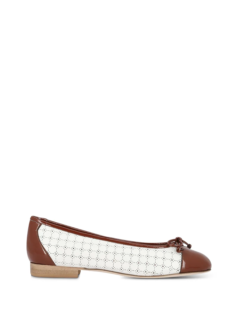 LEILANI COGNAC~WHITE