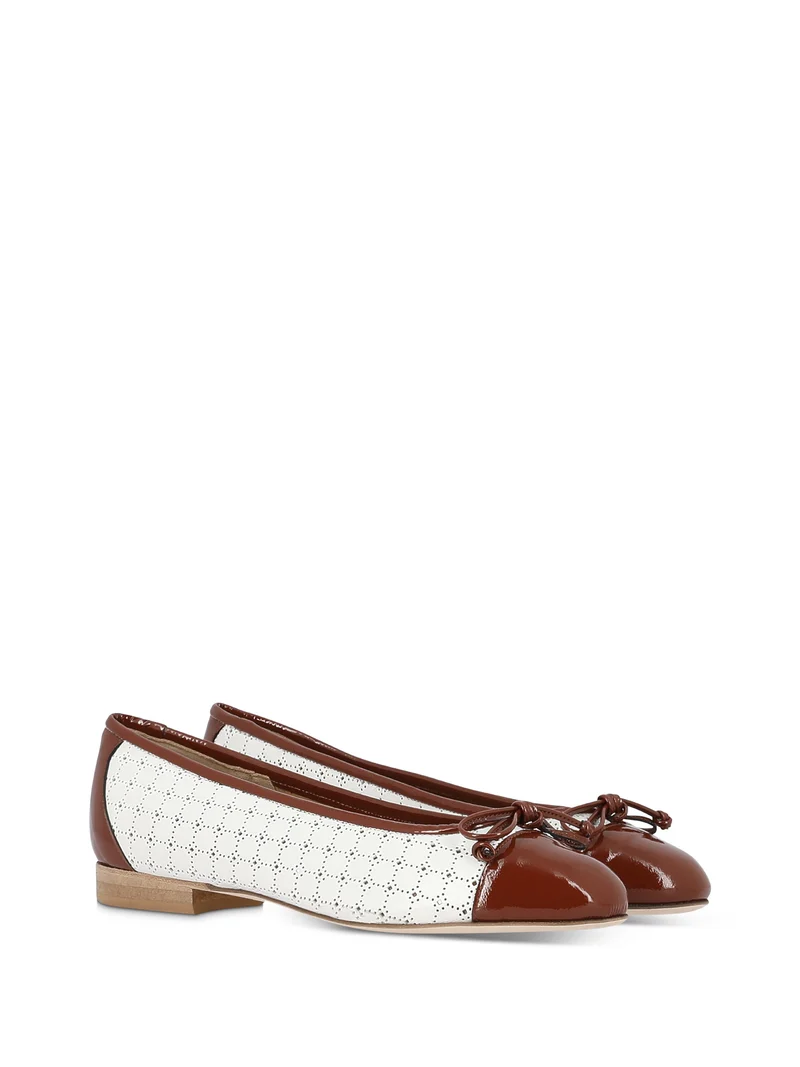 LEILANI COGNAC~WHITE