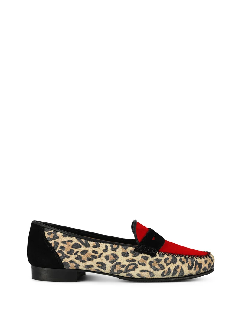 LORENZO LEOPARD~BLACK~RED