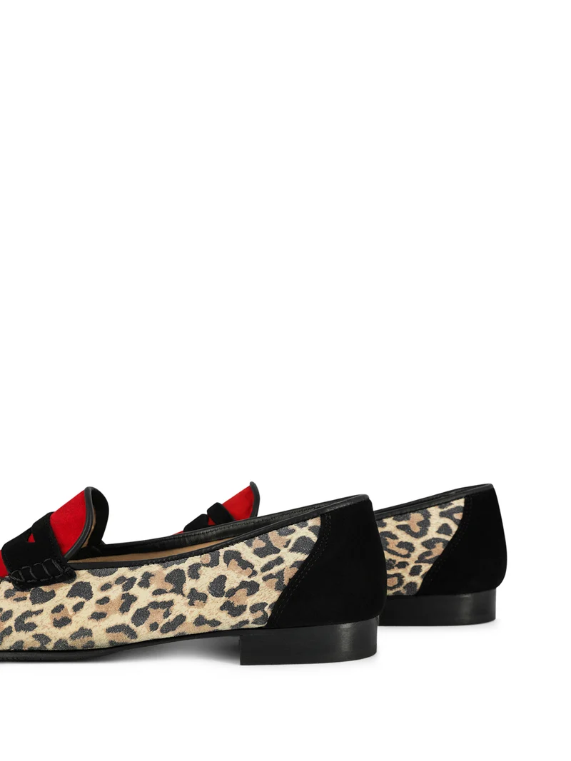 LORENZO LEOPARD~BLACK~RED