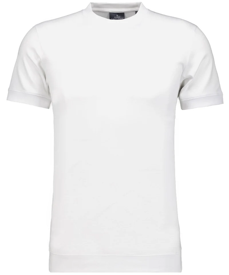 T-Shirt round neck waist rib