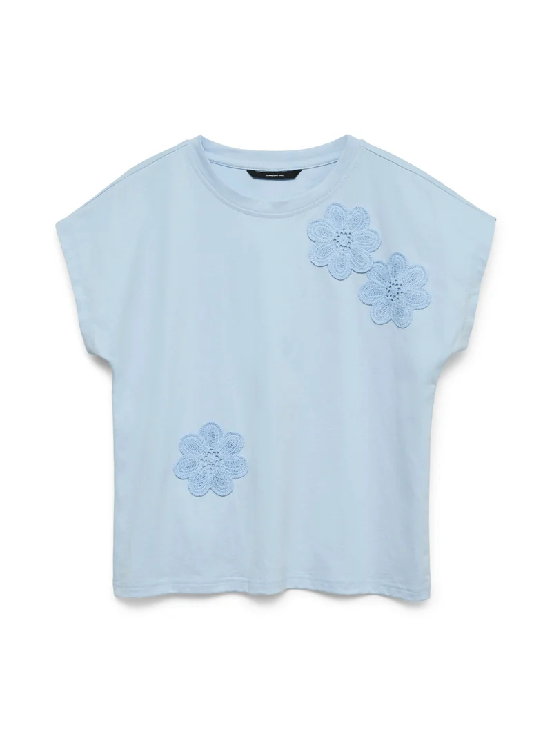 Vmlillibet Ss Flower Tee Exp
