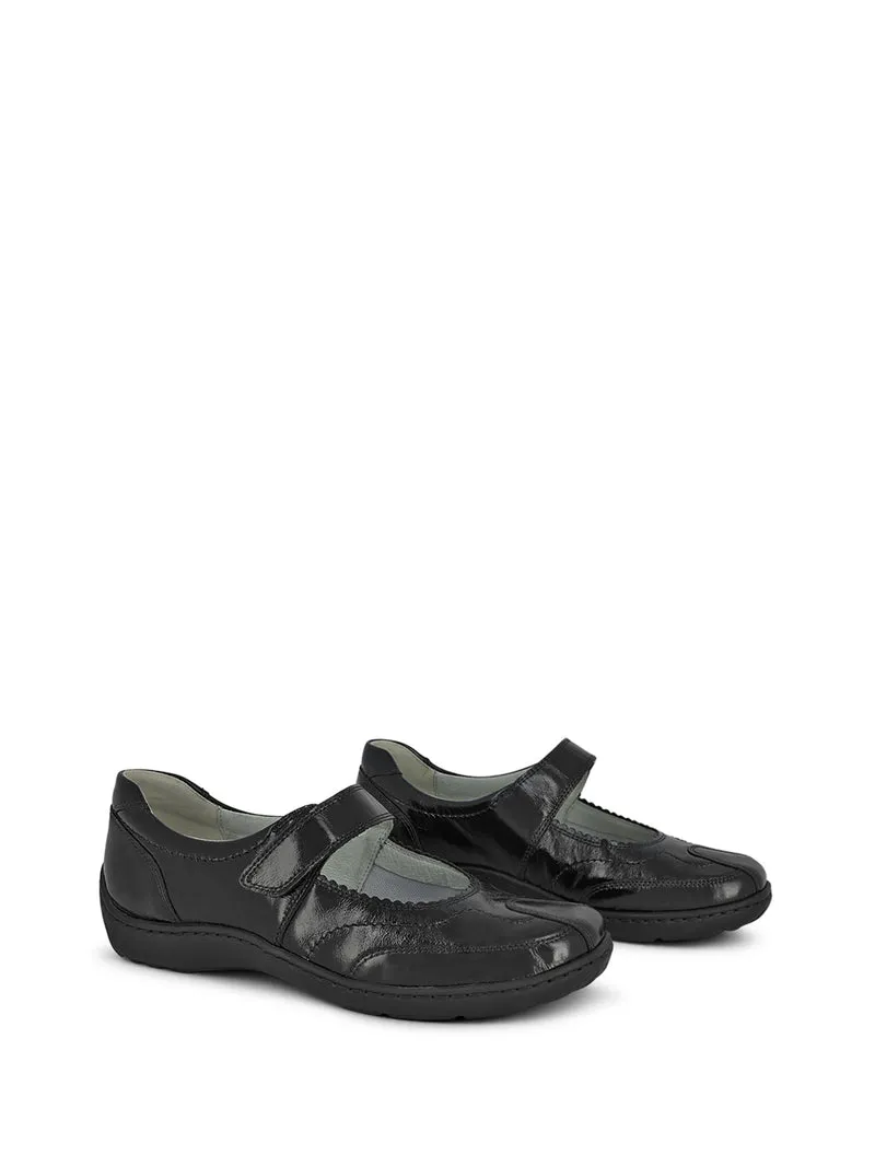 WILMA BLACK PATENT