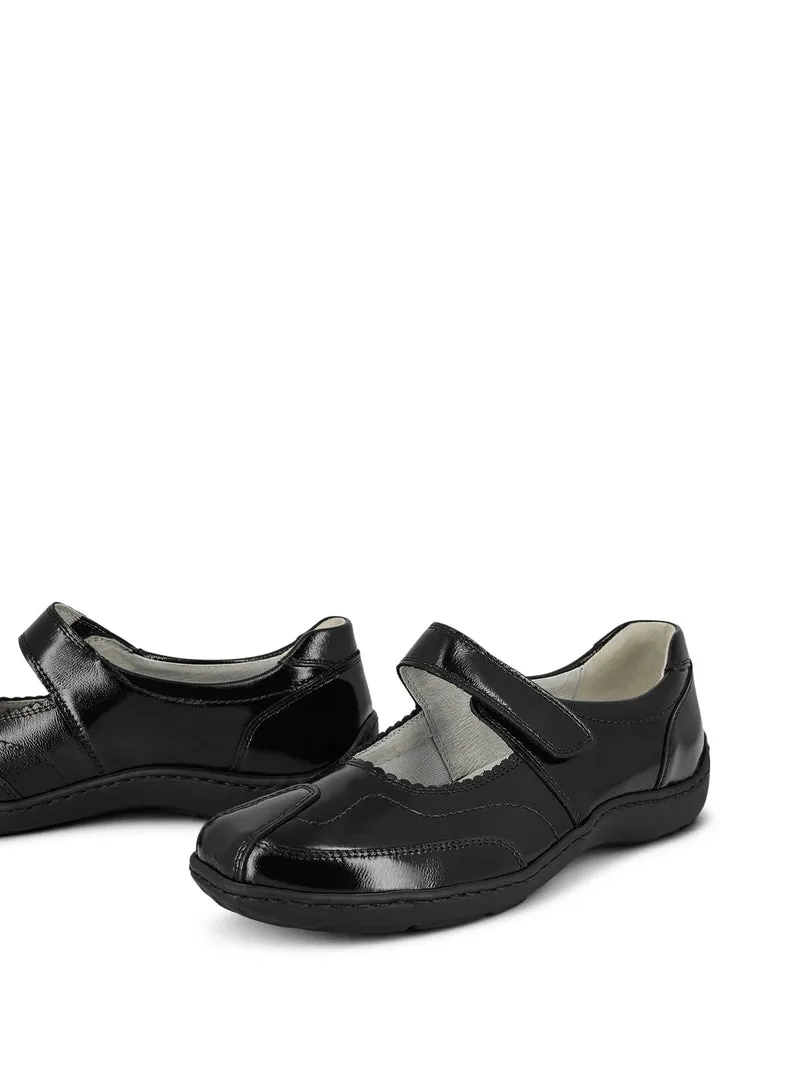 WILMA BLACK PATENT