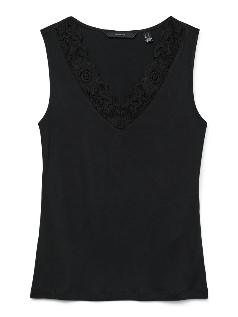 Vmrosa Sl V-neck Top Jrs Noos