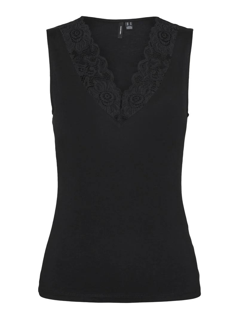 Vmrosa Sl V-neck Top Jrs Noos