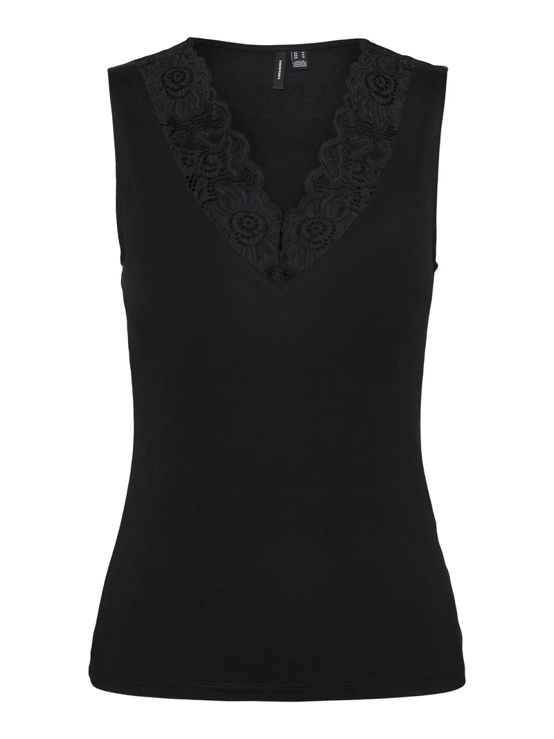Vmrosa Sl V-neck Top Jrs Noos