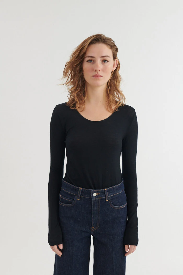 BASIC APPAREL Rinja Ls Tee black