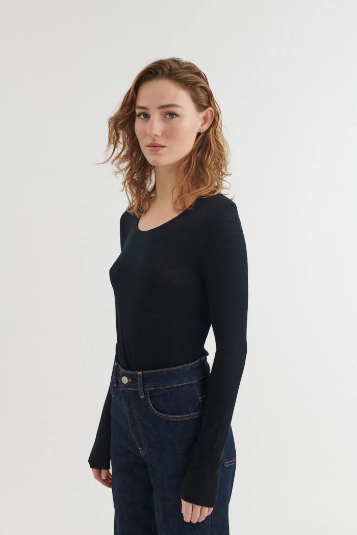 BASIC APPAREL Rinja Ls Tee black