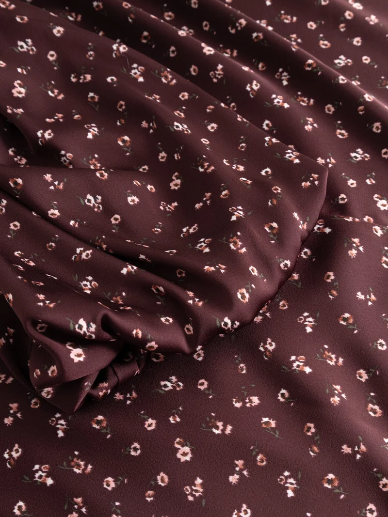 Noella - N-Ruth Dress 15900001 - 1472 - Dwyn Burgundy Print