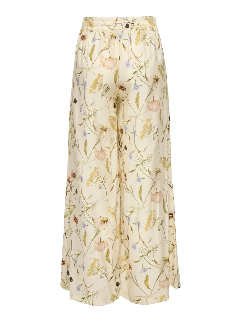 JDY - Jdyace Life Palazzo Pant - 4969857 Pristine 32-02-26 Meadow Flowers