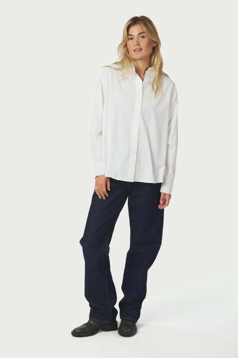 Neo Noir - Dita Poplin Shirt 166159 - 120 - White