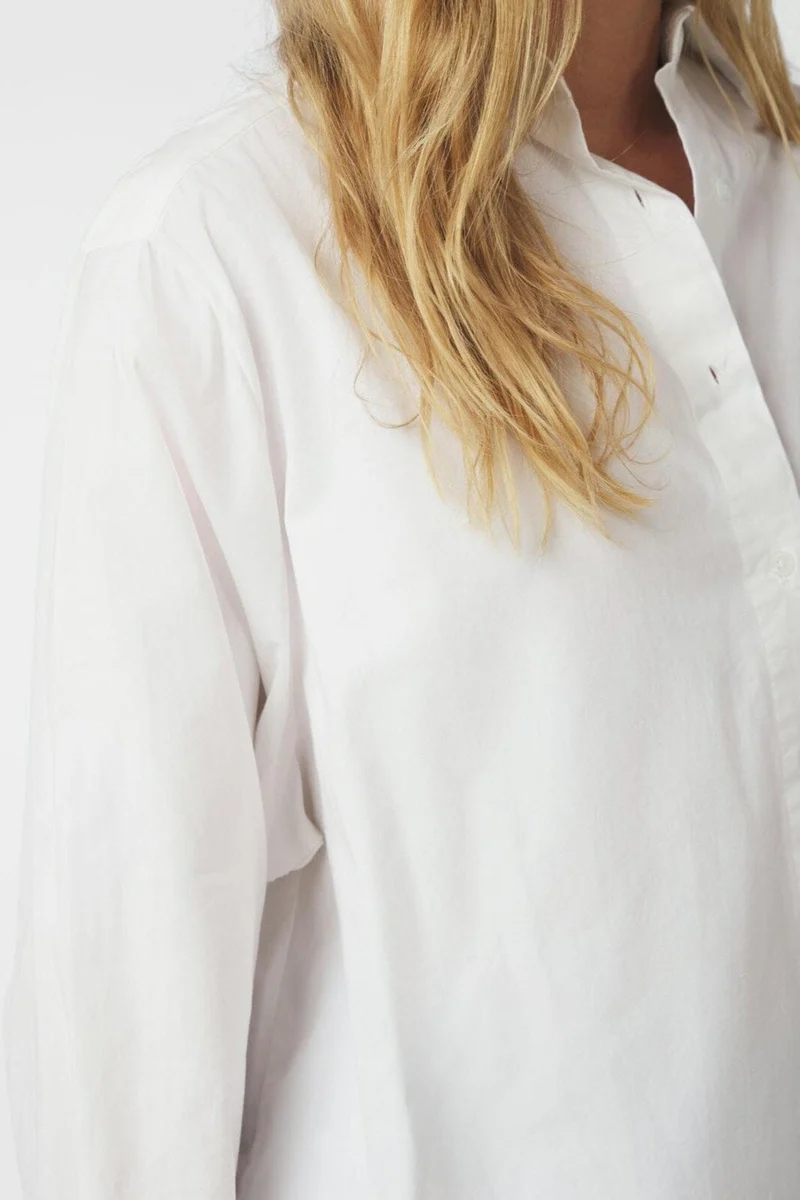 Neo Noir - Dita Poplin Shirt 166159 - 120 - White