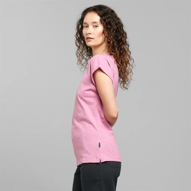 DEDICATED T-shirt Visby Base cashmere pink
