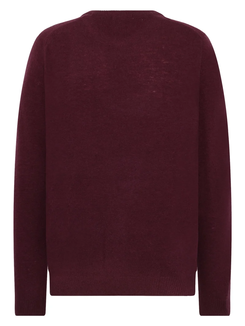 KNOWLEDGE COTTON APPAREL Lambswool Crew Neck fig