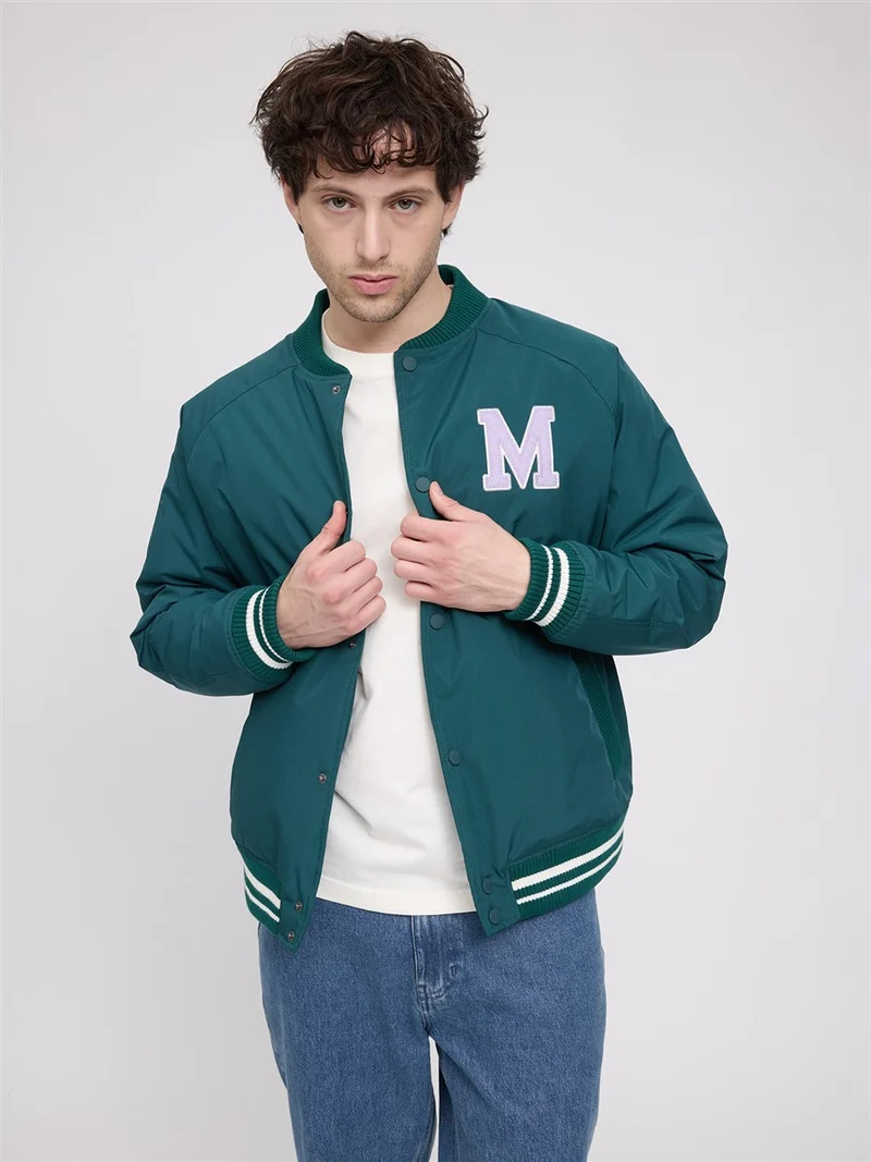 MAZINE Varsity Jacket deep-teal