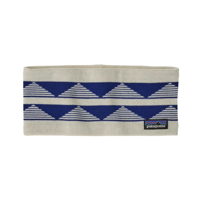 PATAGONIA Powder Town Headband hut tripper stripe: birch white