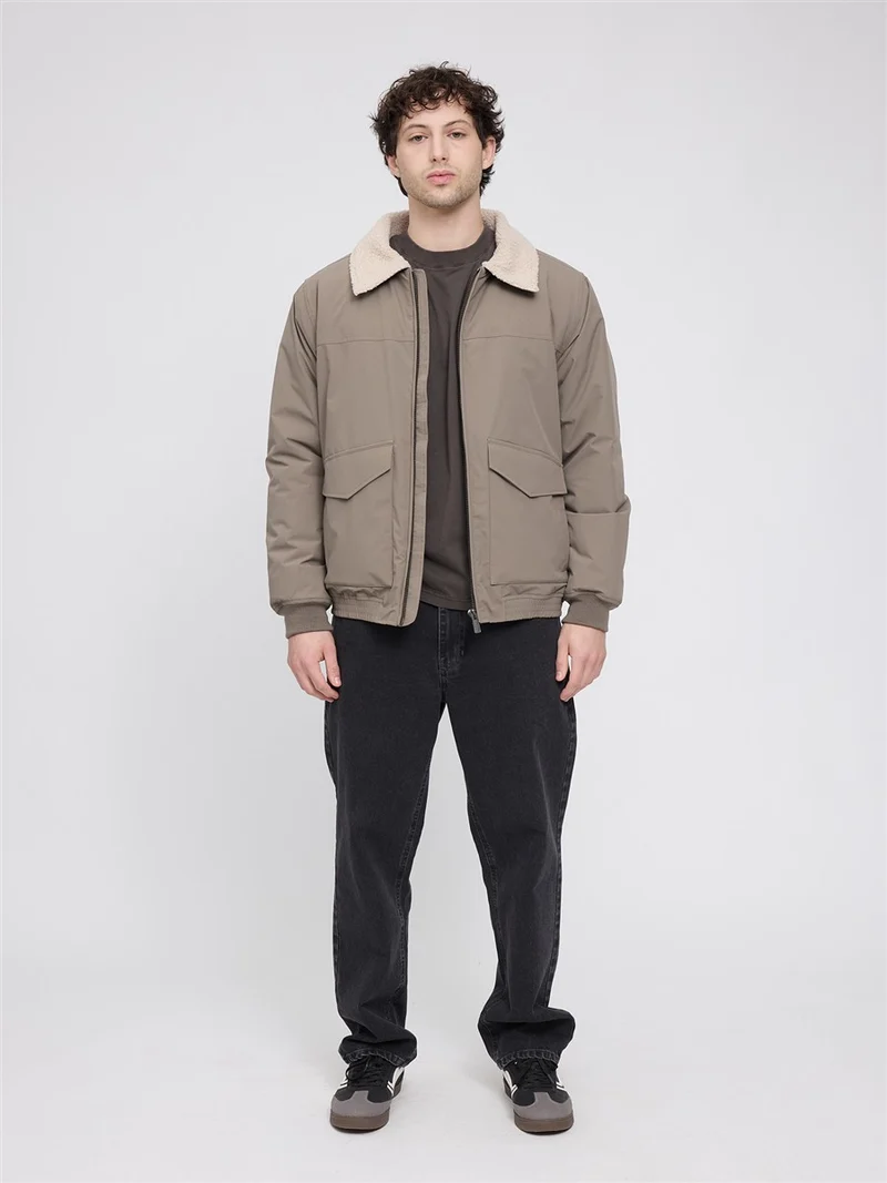 MAZINE Aviator Jacket light-mud