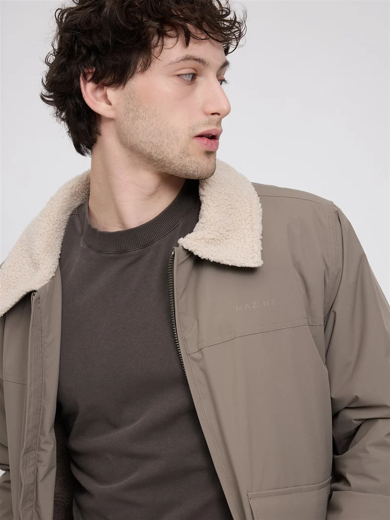 MAZINE Aviator Jacket light-mud