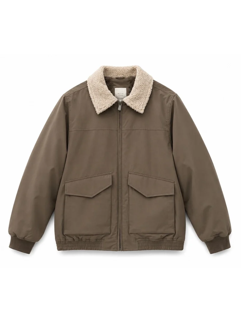 MAZINE Aviator Jacket light-mud