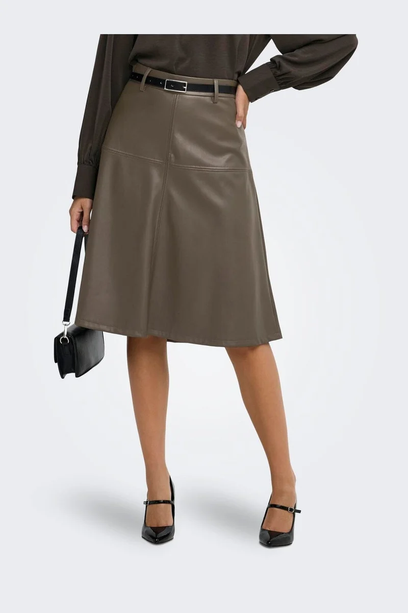 Jdy - Jdytempo Pu Skirt - 5126537 Black Olive