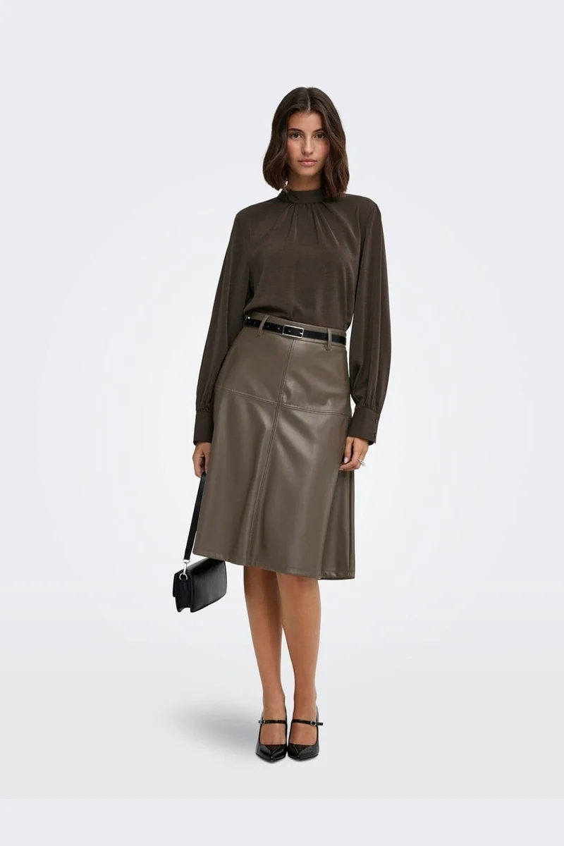 Jdy - Jdytempo Pu Skirt - 5126537 Black Olive