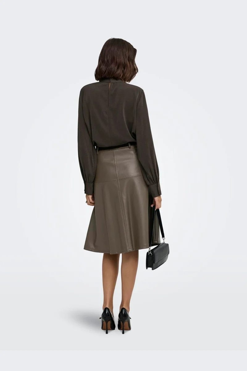 Jdy - Jdytempo Pu Skirt - 5126537 Black Olive