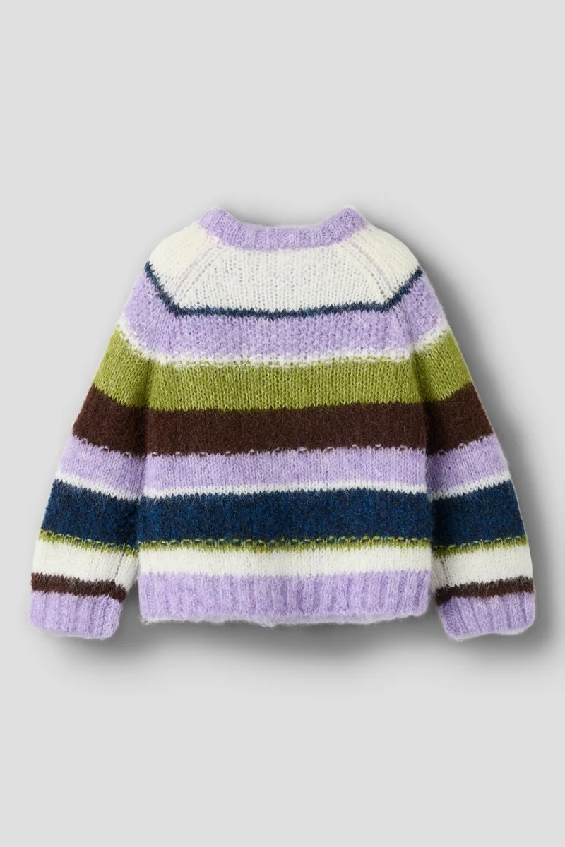 Name It - Nmfsemmi Ls Knit - 5132196 Lavender Gray