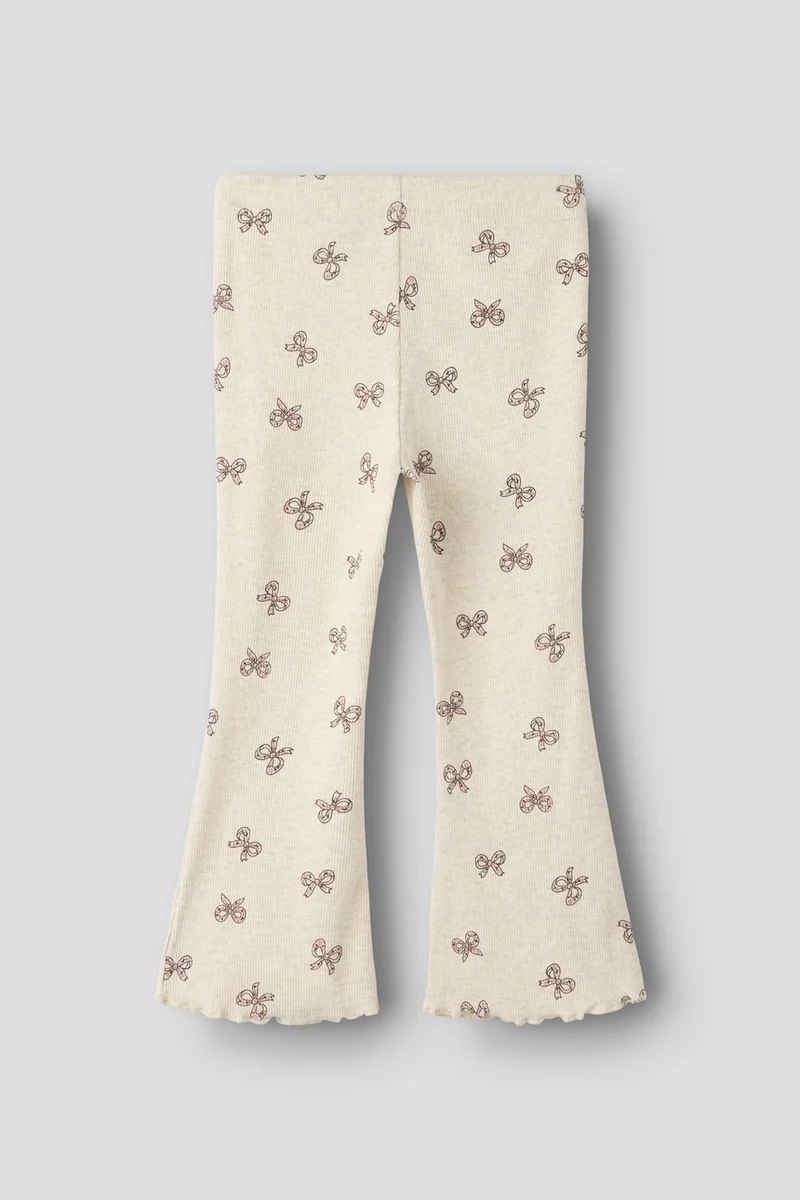 Name It - Nmfrulies Flared Legging - 5115331 Peyote Melange
