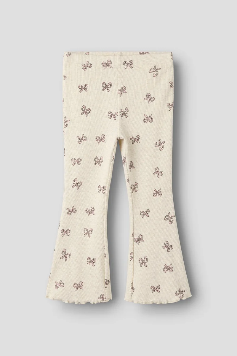 Name It - Nmfrulies Flared Legging - 5115331 Peyote Melange